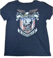Five Finger Death Punch Shirt Flag Eagle Shield Skull Military T Shirt Medium Unisex T-Shirt XXXL