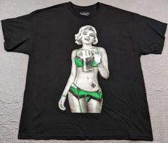 Popular Poison Mens T-Shirt Woman In Bikini w/Beer St Patrick's Dope Black XXL Unisex T-Shirt XXXL