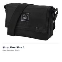 PUMA Fabric Messenger Bag, Shoulder Bag, Crossbody Bag Regular Unisex Black 079658-01 One Size 1