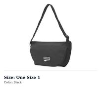 PUMA Fabric Shoulder Bag, Crossbody Bag Mini Unisex Black 077861-01 One Size 1
