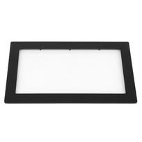 7in 2Din Car Fascia Dash Mount Installation Trim Kit Frame 178 x 102mm Universal Fitment Color: BlackOuter Frame Size: Approx. 210 x 136mm/ white