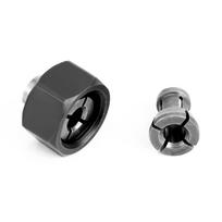 Engraving Collet Chuck Adapter Chuck Nut Router Bit Collets Collet Chuck Milling Cutter Accessories 6.35mm set