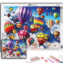 5D Diamond Painting Hot Air Balloon DIY Diamond Embroidery Rhinestone Home Decoration Full Round 20X30CM
