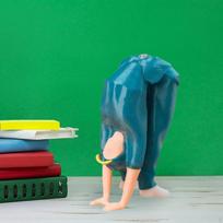 Break Dancer Phone Holder Desktop Office Home Decoration Fully Adjustable blue