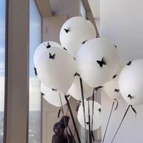 Transparent Bow & Heart-Shaped Balloon Decor for Birthdays, Weddings, & Engagements