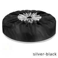 Silvery-Coated Adjustable Tire Cover Suitable for most tire models, protects and stores tires to prevent aging 65x37cm