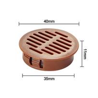 Multiple Sizes Breathable Mesh Plastic Cabinet Wardrobe Air Vent Ventilation Grille  Wardrobes 35mm