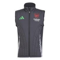 Adidas Arsenal Tiro 2024/25 Winterized Stand Collar Zip Warm Sleeveless Vest Men Vests IS9985 M