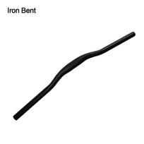 1Pcs 31.8x625mm Mountain Road Bike Handlebar Aluminum Alloy Iron MTB Handlebar New Bicycle Bar Iron Bent