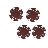 25Pcs Casinos Poker Chip Game Chip Teaching Coin Plastic Counting Counters Poker Chip Small Learning Counters Chip ruda