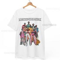 26 Earth Wind & Fire T-Shirt | Vintage Funk Soul Disco Pop Jazz Tee | Unisex Shirt Unisex T-Shirt M