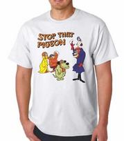STOP THAT PIGEON T-T-shirt CARTOON HANNA BARBERA DICK DASTARDLY MUTLEY 4XL