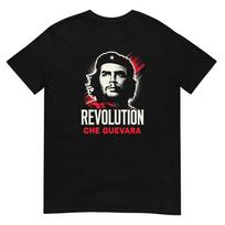 Che Guevara marškinėliai Ernesto Che Guevara marškinėliai Revoliucijos dizainas Unisex marškinėliai S white
