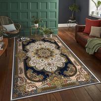 Crystal Velvet 40x60CM Persian Rug Soft Living Room Carpet Bedroom Floor Mat Exotic National Windswept Design 50X80CM