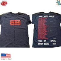 Nine Inch Nails Reprint Band T Shirt NIN Vintage Rock Graphic Tee Unisex T-Shirt XL