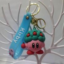 Kirby New Cartoon Keychains For Bag Car Key Chains Gift Decoration Accessories Anime Merchandise Action Figure blue