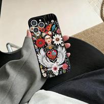 Art F-Fridas K-Kahlo COOL Phone Case For iPhone 17, 16,15,14,13,12,11 Plus,Pro Max, Others Soft Black Cover iPhoneXSMAX