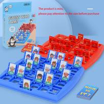 High-Quality Family High-Quality Guessing High-Quality Board High-Quality Game High-Quality Who High-Quality Am I Vintage style Play sets mėlyna