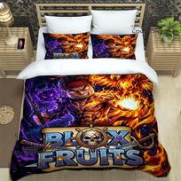 Game B-blox fruits printed Bedding Sets exquisite bed supplies set duvet cover comforter set bedding set luxury birthday gift 135x200cm
