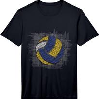 Volleyball Words Ball Funny Volleyball Player Gift Performance  Unisex T-Shirt S