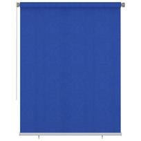 Outdoor Roller Blind 185 (W) x 230 (H) cm Blue HDPE