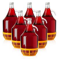 Set of 6 pcs. - balloon - lady 5 L + 6x MECHANICAL PLUG + 6x BASKET