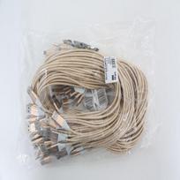 Omega Micro Usb To Usb Fabric Braided Cable Cable 2A 1M Polybag Gold [44052]