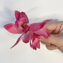 Flower Simulation Flower Hair Clip Bohemia Korean Style Hairpins Orchid Duckbill Clip  Ladies/Girls