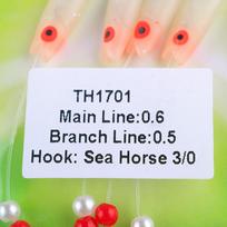 5pcs High Quality Sharp Barb Fishing Tackle Treble Bait Luminous Fishing Hook Durable Head