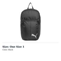 PUMA Fabric Backpack Regular Unisex Black 074898-01 One Size 1