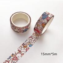 1 vnt. Žavinga Washi juosta Europos stiliaus Nėriniai Drugelis Širdis Maskavimo juosta Kawaii Raštinės reikmenys Lipdukas DIY Dekoratyvus Scrapbooking 1pcs gray