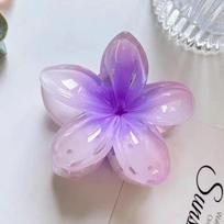 8 CM imitacinė gėlių braukimo segtukas Natūralios spalvos plaukų segtuko vonios plaukų suėmimo plokštelė violetinė