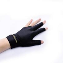 Spandex snukerio biliardo lazda pirštinės prie baseino kairia ranka atidarytas trijų pirštų priedas