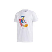 Adidas Neo Disney Donald Duck Print Casual Short Sleeve T-Shirt Men Tops White GJ5637 S