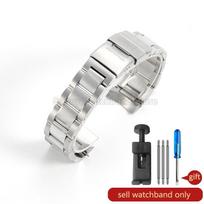ONE21mm Silver Stainless Steel Watch Strap for Longines Conquest L3781 L3.642.4 Special Interface Stainless Steel Buckle Sleek BandMN 21mm white