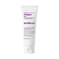 Dr.FORHAIR Folligen Šilko Baltymų Šampūnas 70ml – Švelni Galvos Odos Priežiūra, Šilko Baltymų Atstatymas, Glotnūs & Purūs Plaukai 70ml white