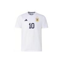 adidas Messi Name And Number Tee 'White' Men's IW3614 XXS