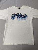 Y2K G-Unit t-SHIRT Heavy Weight Fuzzy Logo Tee - L XXL gray
