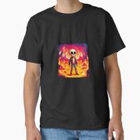 Hell Skull Classic Tshirt Made In Usaaus Tshirt S2xl S