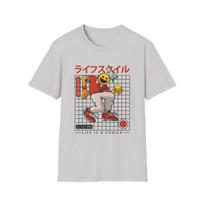 Trendy Graphic Tee - Retro Smile T-Shirt, Multiple Colors S