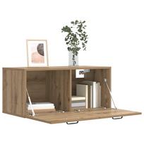 Wall Cabinet Wall Mount Artisan Oak 80 x 36.5 x 35 cm