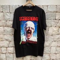 New Scorpions Blackout Basic Band Cotton Black Unisex T-shirt XXXL