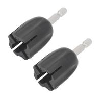 2PCS Black String Winder Head Plastic+Metal Tuning Peg Puller  Guitar Maintenance