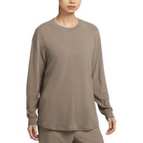 Nike Dri Fit FW24 Drop Shoulder Sleeve T Shirt Women's Mink Brown FN2818-233 XL