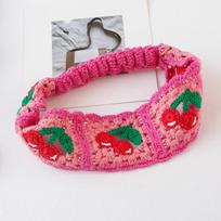 Flower Hollow Crochet Bandana Bohemian Ethnic Style Hair Band Sweet Knitted Headband  Travel Style 1