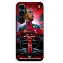Case For Samsung Galaxy S26 Lewis Hamilton Ferrari official Maniacase juoda