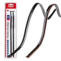 LED strips for car side red 2x30cm 12V AMIO-04576