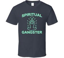 New Spiritual Gangster Funny Yoga T Shirt S