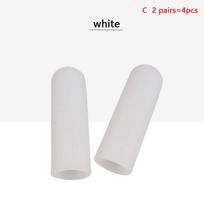 4Pcs Silicone Toe Tube Finger Protector Sleeve High Temperature Resistant Hamburger Pizza Food Anti-Slip Finger Cover C