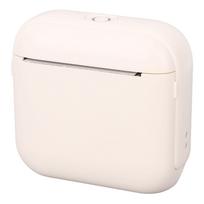 Portable Thermal Printer with 10 Rolls Paper Wireless BT Black and White Printing Inkless Printer